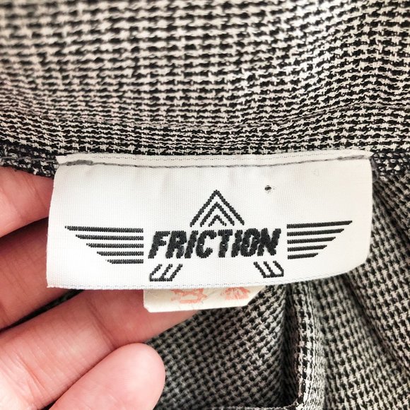 Vintage Midi Skirt Pleated Houndstooth Tweed Knit High Waisted Long Peppy School - Picture 6 of 8